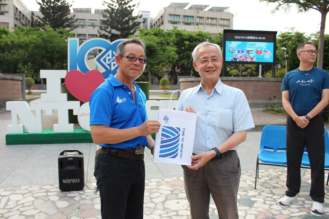 113年全大運聖火環台傳遞本校